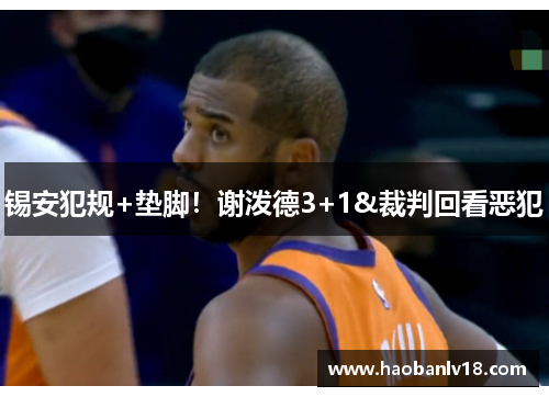 锡安犯规+垫脚！谢泼德3+1&裁判回看恶犯